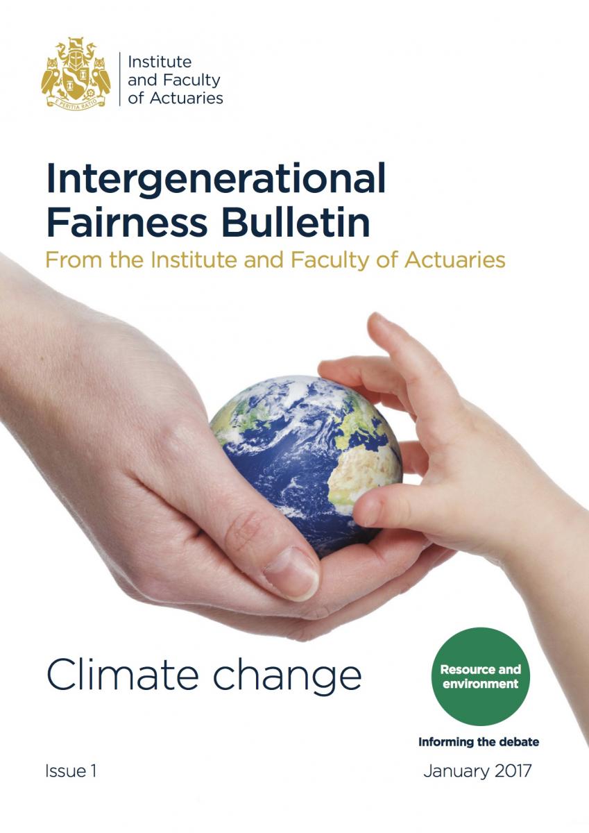 Intergenerational Fairness Bulletin, Climate change