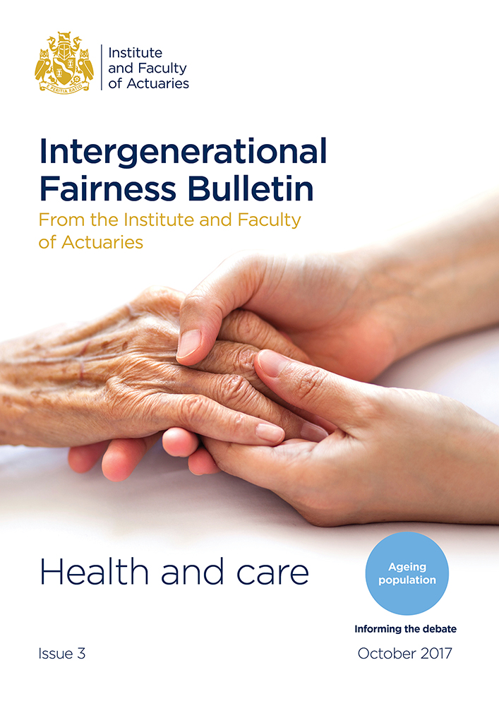 Intergenerational Fairness Bulletin, Health and care image